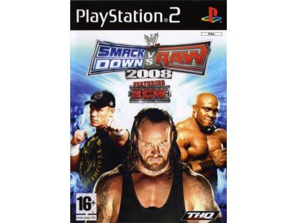 PS2 WWE SmackDown vs. Raw 2008