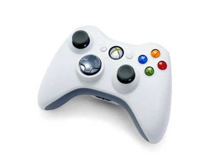 XBOX 360 Originální bezdrátový ovladač -  white