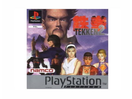 PS1 Tekken 2 platinum .