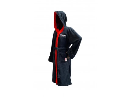 93782 Watch Dogs Legion DED SEC Mens Hooded Bathrobe Front Side Web