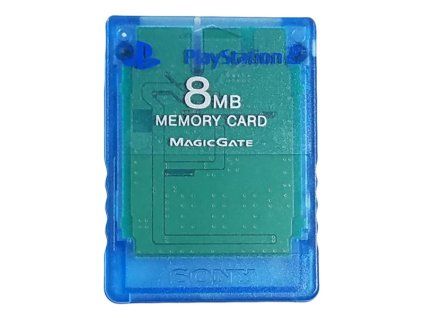 PS2 paměťová karta 8MB Sony originální transparentní