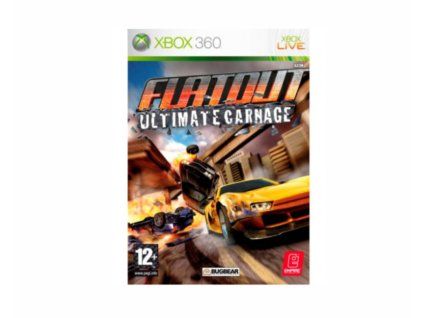 Xbox 360 flatout ultimate carnage.