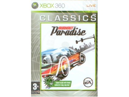 XBOX 360 Burnout Paradise - bazar