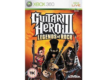 XBOX 360 Guitar Hero III Legends of Rock