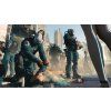 PS4 Cyberpunk 2077 bojovník střílí z těžké zbraně v akční přestřelce