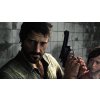 PS3 The Last of Us CZ Joel drží revolver a chrání Ellie v nebezpečném světě