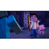 PS3 Minecraft Story Mode – Jesse se zbraní a prase v akční scéně