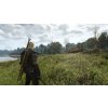 PS4 The Witcher 3: Wild Hunt – atmosférický výhled na divokou krajinu plnou hor, řek a ruin.
